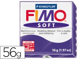 57g. pasta Staedtler Fimo Soft color violeta oscuro